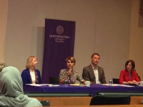 NU-Q panel for United States of America Presidential Debate.
