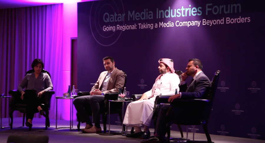 Media forum at NU-Q discusses challenges of expanding media companies across borders