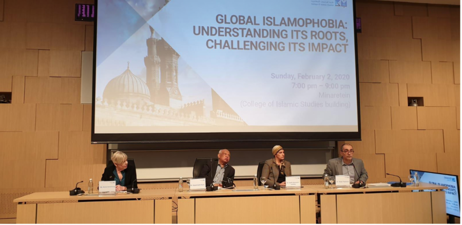 Panel discussion on “Islamophobia: Understanding Its Roots, Challenging its impact” in HBKU’s College of Islamic Studies on Sunday, Feb 2, 2020